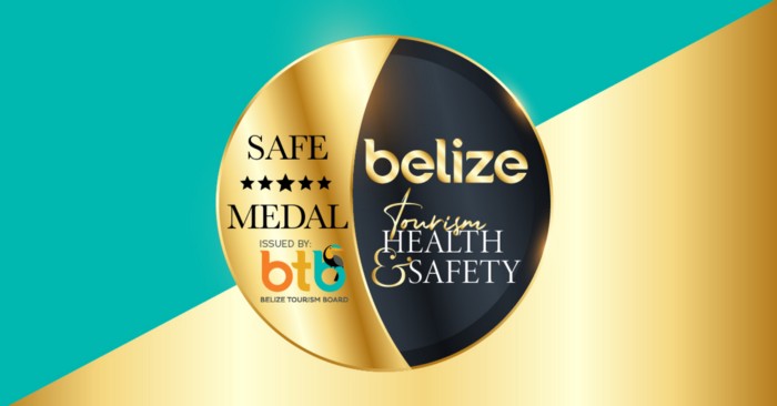Belize gold standard certified hotels and tour operator badge