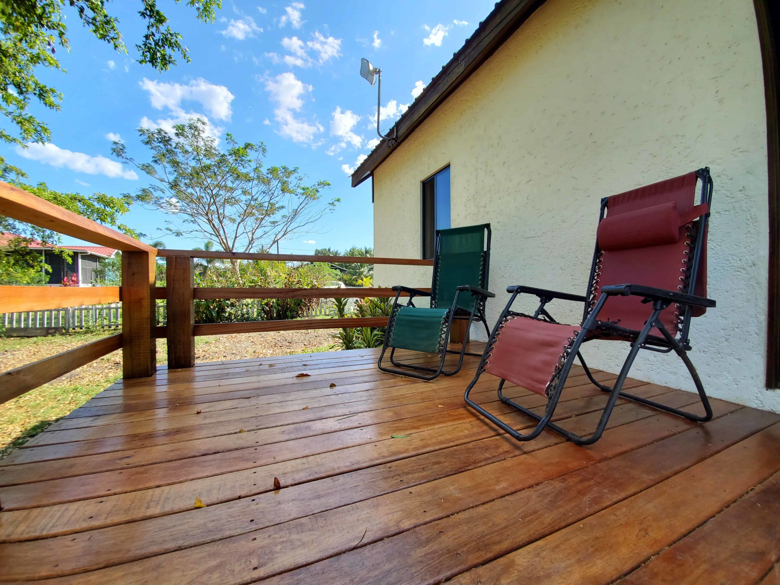 Deck Casita Blanca San Ignacio Belize