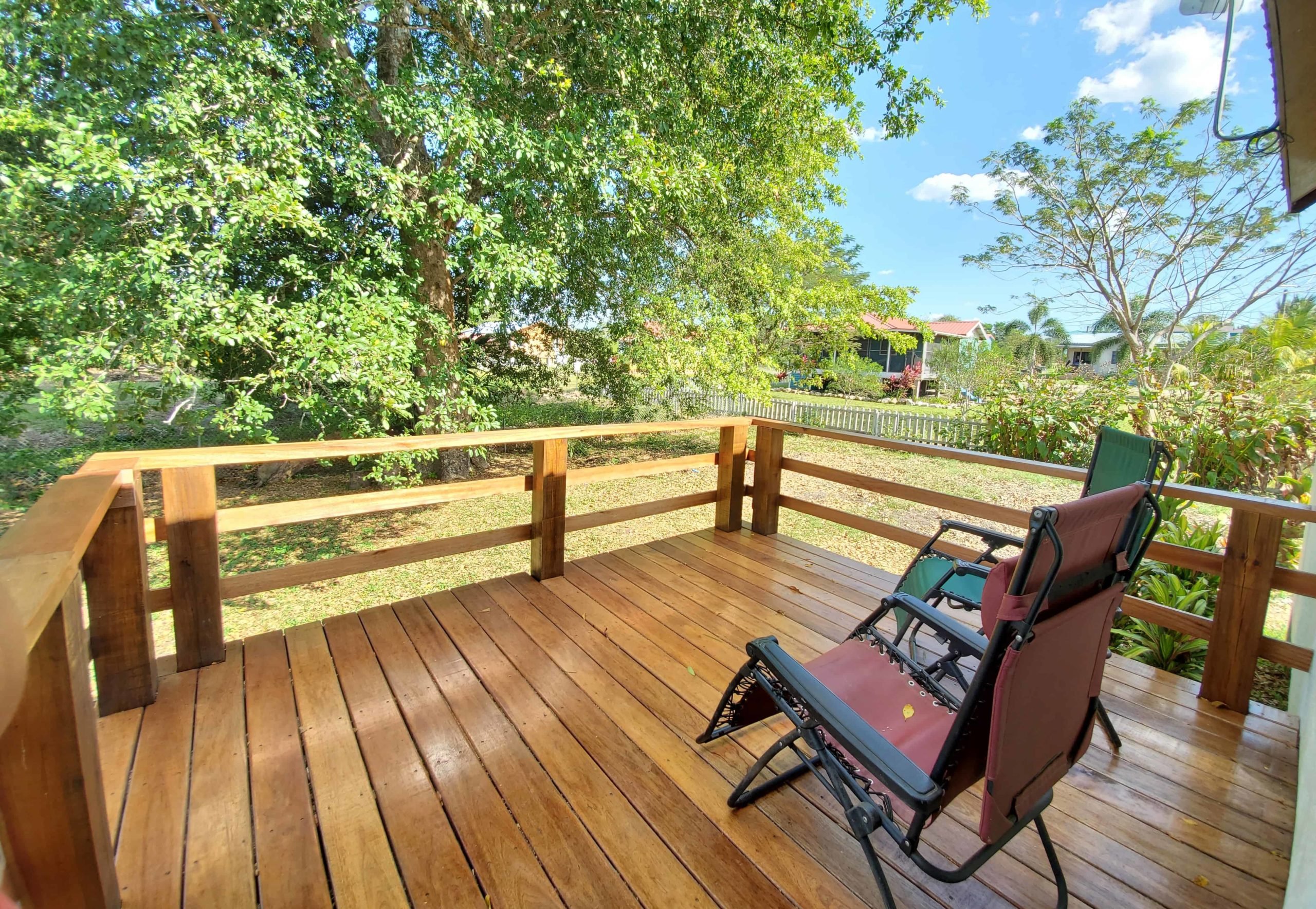 Deck Casita Blanca San Ignacio Belize