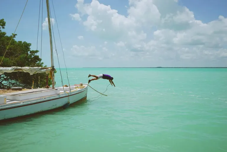The beautiful bay of Corozal, Belize