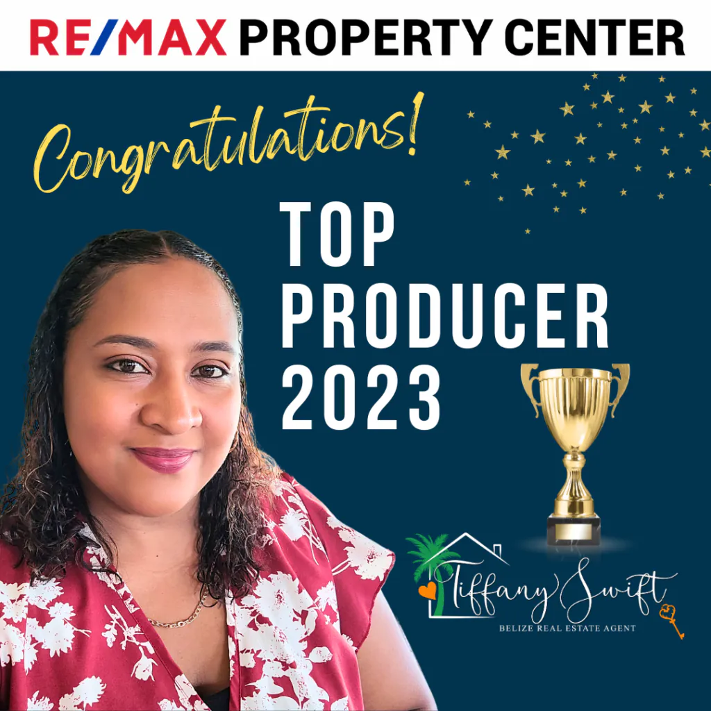 tiffany swift belize real estate agent top producer 1024x1024 1 Tiffany Swift Belize Real Estate Agent REMAX Top Producer 2023 Award